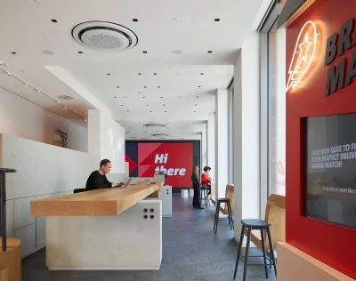 Delivery Hero: LED Wall und modernste Medientechnik, installiert von pro video GmbH – beeindruckende visuelle Lösungen für innovative Kommunikation.