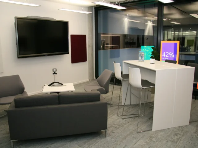 Microsoft Hauptquartier München Meeting Room_ Display_Installation Pro Video GmbH Berlin