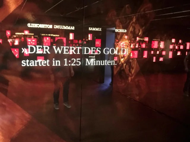 Goldkammer Museum Frankfurt am Main Medientechnik LED Video Wall von PRO VIDEO GmbH