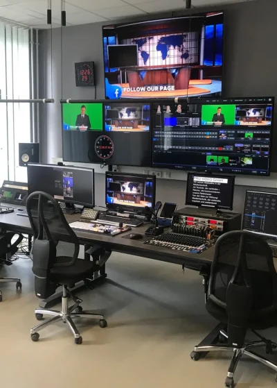 PRO VIDEO GmbH: Studioregie mit UHD-Multiview, 12G-SDI-Matrix und Audioeinbindung